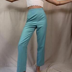 Vintage 60s/70s Turquoise High Waist Pants – Darlene